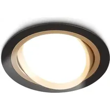Точечный светильник Ambrella light TN51914 BK/GD (черный/золото)