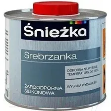 Эмаль Sniezka Srebrzanka жароустойчивая (500мл, серебристый)