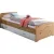Кровать с выдвижным спальным местом Диприз Duplo 90x200 Д.80045.2 (артизан/белый)