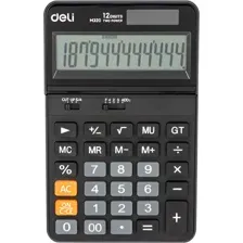 Калькулятор Deli EM320 (черный)