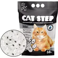 Наполнитель для туалета Cat Step Arctic Black&amp;White 3.8 л