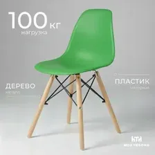 Стул Mio Tesoro Бари SC-001 (зеленый/дерево)