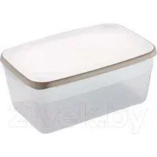 Емкость для хранения Stefanplast 01541 (прозрачный/белый/светло-серый)