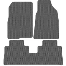 Комплект ковриков для авто Alicosta Daewoo Winstorm I (suv) 2006 - 2010 (серый, ромб)