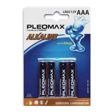 Комплект батареек Pleomax Alkaline AAA LR03-4BL (4шт)