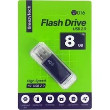 USB Flash BreezyTech U016 8GB (черный)