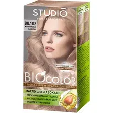 Крем-краска для волос Studio Professional BIOcolor 90.108 (жемчужный блондин)