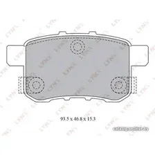 Тормозные колодки LynxAuto BD3431