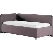 Кровать-тахта Сонум Capri L 90x200 (микровелюр кофе)