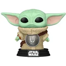 Фигурка коллекционная Funko POP! Star Wars M&G. Grogu With Mudhorn Chest Armor / Fun90447