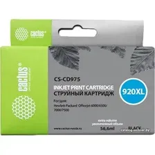 Картридж струйный Cactus CS-CD975 №920XL (черный)