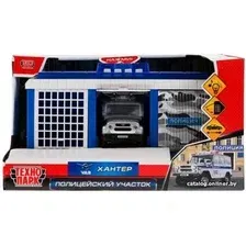 Паркинг Технопарк Пост ГАИ с машинкой ВАЗ 2106 GARAGE-22SL1XCAR-POL