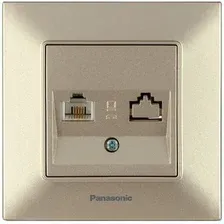 Розетка телефонная Panasonic Arkedia Slim WNTC04022BR-BY