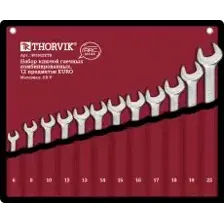 набор ключей гаечных комбинированных серии ARC! в сумке, 6-22мм, 12пр. EURO W3S12ETB THORVIK