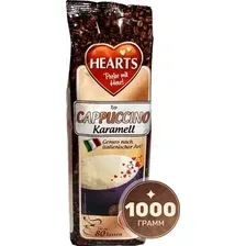 Кофейный напиток Hearts Cappuccino Caramel со вкусом карамели (1кг)