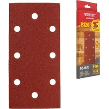Набор шлифлистов Wortex 1334434 (5шт)