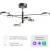 Люстра средней высоты Yeelight Arowana Chandelier C2103 YLDL030 (6 плафонов)