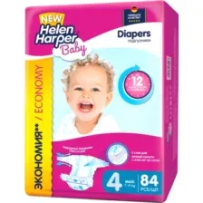 Подгузники детские Helen Harper Baby 4 Maxi (84шт)