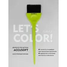 Кисть для окрашивания волос Flawle Double Bristle FL118 (Lime Green)
