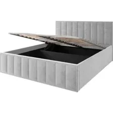 Кровать ДСВ Лана 1.8 с ПМ 180x200 (серый софт)