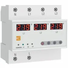 Реле выбора фаз с дисплеем КС RVF-3-63A 