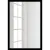 Зеркало EMZE Прямоугольное 50x70 DK4002.CHE (черный)