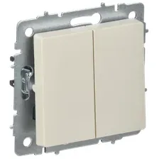 Выключатель перекрестный IEK Brite BR-V23-0-10-K10 (бежевый)