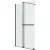 Душевая стенка Niagara Nova NG-671-10BLACK 100x200 (черный матовый/прозрачное стекло)