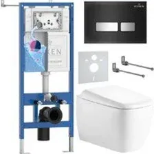 Унитаз с инсталляцией 6 в 1 Roxen StounFix Dual Fresh 968525