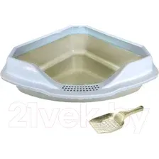 Туалет-лоток Homecat 75254 (бежевый перламутр)