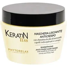 Маска для волос Phytorelax Laboratories Keratin Liss Smoothing Anti-Frizz Hair Mask, 250 мл