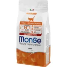 Сухой корм для кошек Monge Speciality Line Monoprotein с уткой (400г)