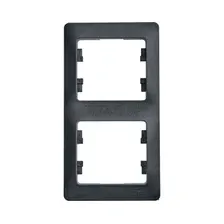 Рамка Schneider Electric Glossa GSL000706 (антрацит)