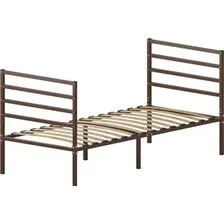 Кровать Домаклево Металика Г4+Г4 80х190 (коричневый)