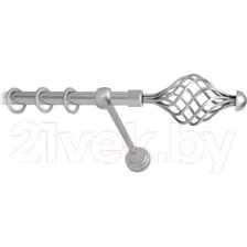 Карниз для штор Lm Decor Вираж 098 1р гладкий (сатин, 2.8м)