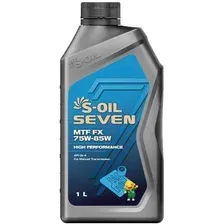 Трансмиссионное масло S-OIL SEVEN MTF FX 75W-85W 1л