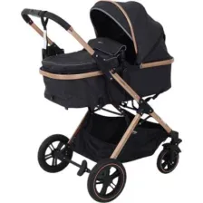 Детская универсальная коляска MOWbaby Jasper 3 в 1 / MB022 (Gold Black)