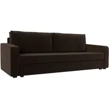 Диван Лига диванов Лига-009 118053 (микровельвет, коричневый)