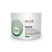 Маска OLLIN Care интенсивная для восстановления структуры волос, 500 мл