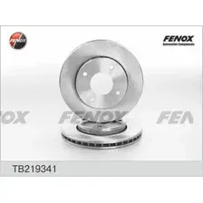 Тормозной диск FENOX TB219341 вентилируемый , передняя ось