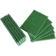 Салфетка хозяйственная York абразивная 13x14 (3шт, зеленый)