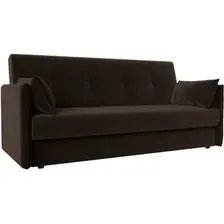 Диван Лига диванов Лига-018 117862 (микровельвет коричневый)