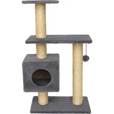 Комплекс для кошек Cat House Буран 1.06, сизаль серый