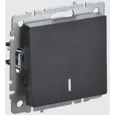 Выключатель IEK Brite ВС10-1-1-БрЧ