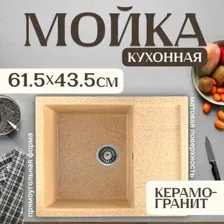 Кухонная мойка Saniteco Fortis (песок)