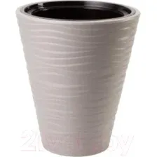 Кашпо Form-Plastic Sahara Dunes 2721-055 (светло-серый)
