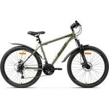 Велосипед AIST Quest Disc 26 р.16 2025 (разобранный, зеленый)