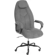 Офисное кресло TetChair Boss metalBL (ткань, серый, KUB 05)
