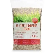 Семена газонной травы Зеленая Русь На старт внимание Газон (0.9кг)