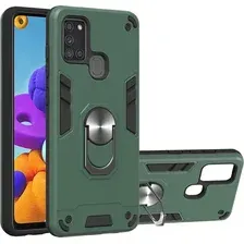 Чехол-накладка Bingo Warrior для Galaxy A21S (зеленый)
